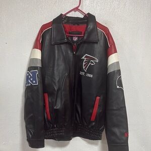 NFL Black Bomber Jacket with Logo